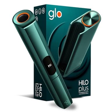 glo™ Hilo Plus, il nuovo riscaldatore di tabacco, ad accensione rapida TurboStart™, 2026, colore Smeraldo