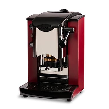 FABER COFFEE MACHINES | Modello Slot Inox | Macchina caffe a cialde ese 44mm | Pressacialda in ottone regolabile (BORBOGNA | NERO)