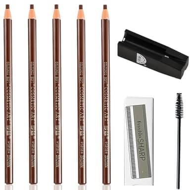 BDEPSTR 5 Pezzi Precision Eyebrow Pencil, Per Microblading Sopracciglia, Professionali, Matite Impermeabili, Per Il Disegno-C