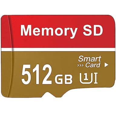 Jokiraty Scheda SD 512GB Impermeabile SD Card Grande Capacità Memory Card Mini Scheda TF con Smartphone, Fotocamera, Drone, Video Camera, Tablet (512 gb)