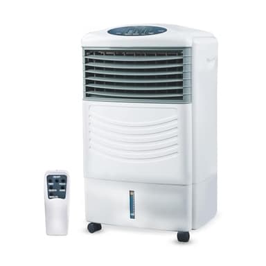 Wintem Raffrescatore d'Aria 3 in 1 con Serbatoio da 11L, Umidificatore e Purificatore, Timer 7,5h e Funzione Swing, Ideale per Ambienti Interni, Facile da Usare e Trasportare, Basso Consumo Energetico