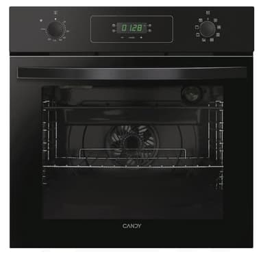 Candy Idea FIDCP N615 L, forno multifunzione, 65 l, 1 vassoio e 1 griglia, ventilatore radiale, pulizia acquattiva, convezione + ventilatore, 8 funzioni, comandi push&pull, porta doppia vetro, nero