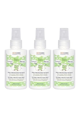 Deacare Baby KIT 3 SPRAY PROTEZIONE ZANZARE E INSETTI NATURALE per neonati e bambini 100 ml