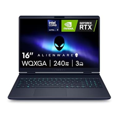 Alienware 16x Aurora Gaming Laptop AC16251 16" WQXGA 240Hz G-Sync Display, Intel Core Ultra 9 275HX Series 2, Nvidia Geforce RTX 5070, 32GB RAM, 1TB SSD, Windows 11 Home, Tastiera RGB AlienFX QWERTY