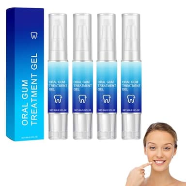 4 Pezzi Cureend Teeth Repair Gel Per Riparare Le Gengive Ritirate, Gum Shield Therapy Gel Per Una Pulizia Profonda, Riparazione Dell'alito Fresco, Lenitivo Istantaneo