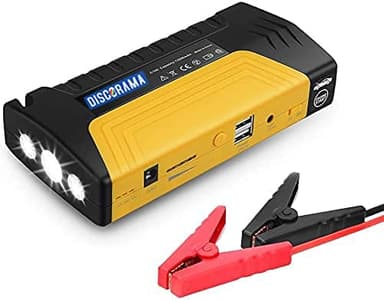 DISCORAMA® - BOOSTER STARTER AVVIATORE BATTERIA AUTO MOTO EMERGENZA POWER BANK PORTATILE 12V
