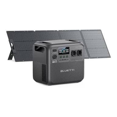 BLUETTI Elite 200 V2 Generatore (2025 nuovo) con 200W Pannello Solare, Centrale Elettrica Portatile 2073,6Wh, 2 Uscite AC 2600W, Batteria LFP 17 Anni, Energia di Emergenza per Interruzioni di Corrente