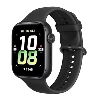 HONOR Watch 5 Smartwatch Uomo Donna, 1.85” Display AMOLED Smart Watch, 15 giorni di durata della batteria, GPS Watch, 5ATM e IP68, Orologio contapassi per Android, Nero