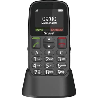 Gigaset GL395 Telefono cellulare – Facile da usare per anziani, tasti grandi e pulsante di emergenza SOS – Resistente alla polvere e agli spruzzi d'acqua classe di protezione IP44 – senza contratto