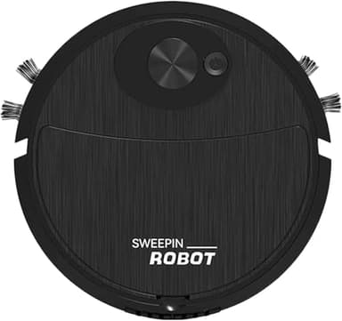 Robot Aspirapolvere,Aspirapolvere robot 3 in 1, navigazione intelligente, Ricaricabile a Basso Rumore compatibile con i peli di animali domestici, ideale per pavimenti duri e tappeti - nero