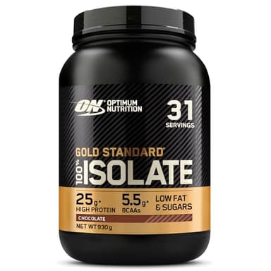 Optimum Nutrition Gold Standard 100% Whey Proteine Isolate in Polvere, Gusto Cioccolato, 930g, 31 Porzioni