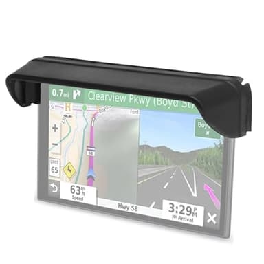 Parasole Visor per navigatore GPS - Schermo antiriflesso per auto, accessorio universale per navigazione, riduce i riflessi e migliora la visibilità durante la guida