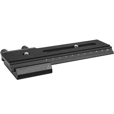 slitta micrometrica slitta micrometrica binario, guida a scorrimento con piastra a sgancio rapido per macro con messa a fuoco ravvicinata lunga per fotocamere DSLR adatto per slitta micrometrica ma