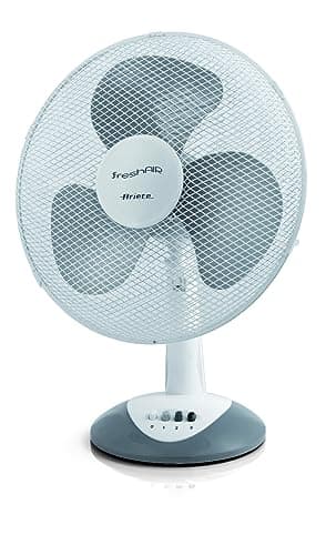 Ariete 847 Ventilatore da Tavolo, 3 velocità, Elica a 3 Pale, Funzione Oscillazione e Inclinazione, 40 W, Plastica, Bianco