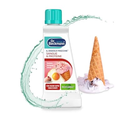 Dr. Beckmann Il Dissolvi Macchie Sangue & Proteine | Lo smacchiatore specifico per eliminare macchie difficili come sangue, gelato e sperma | 50 ml