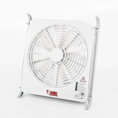 Fiamma, set ventilatore Turbo per portello da tetto, da 12 Volt, per portelli da 40 x 40 fino a 50 x 70 cm
