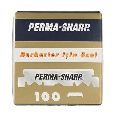 Perma-sharp, 100 Lamette da Barba Single Edge