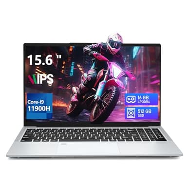 PC Portatile 15.6 pollici, Notebook Core i9-11900H CPU 16 GB di RAM 512 GB di SSD display IPS 1920x1080, Laptop con RJ45 | USB3.0*3 | HDMI | BT 5.2 | Wi-Fi | Type-C | tastiera retroilluminata