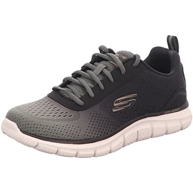 Skechers Skechers, sports shoes Uomo, Olive Textile Black Trim, 45 EU