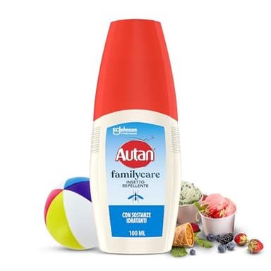 Autan Family Care Vapo, Insetto Repellente e Antizanzare Tigre e Comuni, 1 Confezione Spray da 100 ml