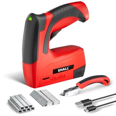 SHALL Puntatrice elettrica 2 in 1, senza fili, con 2500 punti, Per artigianato, fai da te, decorazioni