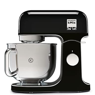 Kenwood KMX750AB Impastatrice Planetaria Kitchen Machine kMix, Robot da Cucina Mixer, 1000 W, 5 Litri, Acciaio, Plastica, Nero