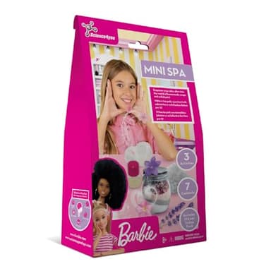 Science4you Mi Primer Spa Zen di Barbie - Stile Barbie Princess per la Produzione di Sapone, Sali da Bagno Colorati e Altro Ancora, Giocattolo di Bellezza, Regalo Cosmetico per Bambine di 7 8 9+ Anni