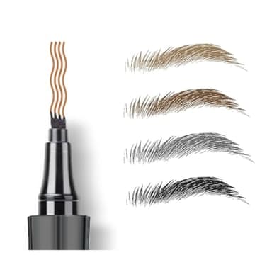 Penna sopracciglio simile a capelli facili da riempire, con applicatore di microfilm a forchette liquide, trucco naturale della sopracciglia Mimics di "Linble"