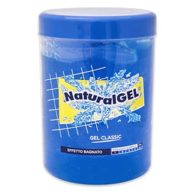Gel per Capelli Classico, Effetto Bagnato, Barattolo da 1 kg, Disponibile in Confezioni da 1, 3, 6 Pezzi (1)