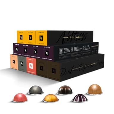 CAPSULE NESPRESSO ORIGINALI - Selezione Caffè Discovery Vertuo con Ginseng da 120 Capsule Nespresso Caffè, Linea Vertuo, Intensità da 4 a 12 (su 12), Ristretto, Espresso, Double Espresso, Gran Lungo