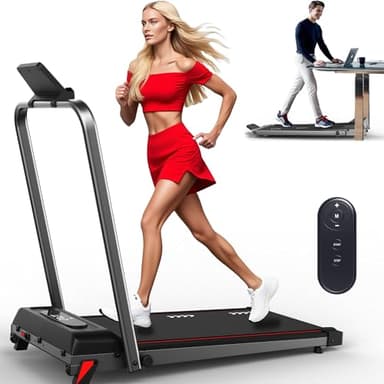 MaxVibe Tapis Roulant Elettrico per Casa Walking Pad: 10 km/h con Motore 2,5 CV, Capacità Peso 100 kg & Pendenza del 4%