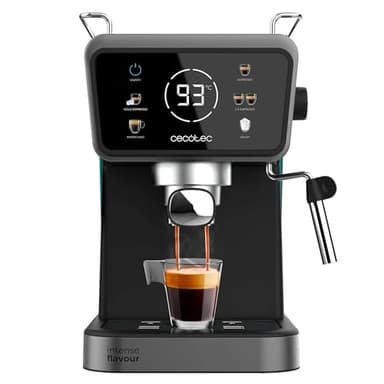 Cecotec Macchina da Caffè Espresso Power Espresso Touch Coldbrew. Espresso, Cappuccino, Caffè Freddo, 20 Bar, Beccuccio Vapore Orientabile