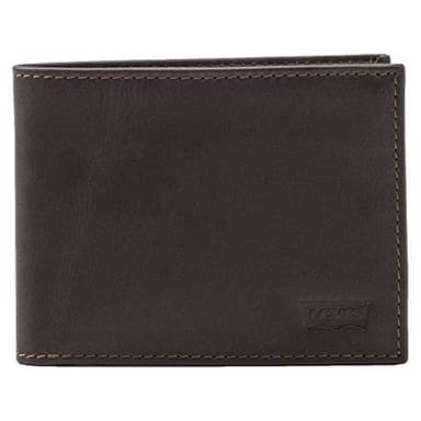 Levi's Levi's Casual Classics Hunte Coin Bifold - Batwin, Accessori da Viaggio, Portafoglio Bi-Fold Uomo, Marrone (Dark Brown), Taglia unica