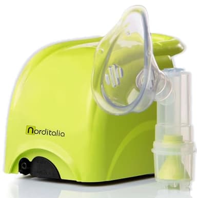 NORDITALIA, Drop, Aerosol Portatile, Accessori Completi Inclusi, Inalatore Aerosol Compatto, Macchinetta Aerosol, Nebulizzatore Silenzioso