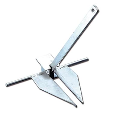 Ancora Tipo Danforth Acciaio Zincato L mm: 520 W mm: 460 kg: 6