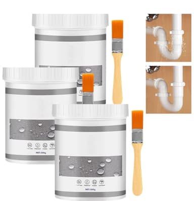 KUWUNG 900g Colla Impermeabile Trasparente per Esterni, Sigillante Isolante Impermeabile, Colla Esterno Impermeabile, Waterproof glue Trasparente per Bagno, Servizi Igienici, Piastrelle, Pareti, Tetto