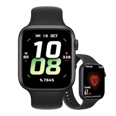 HONOR Watch 5 Smartwatch, 1.85” Display AMOLED Smart Watch Uomo Donna, 15 giorni di durata della batteria, GPS, Nero