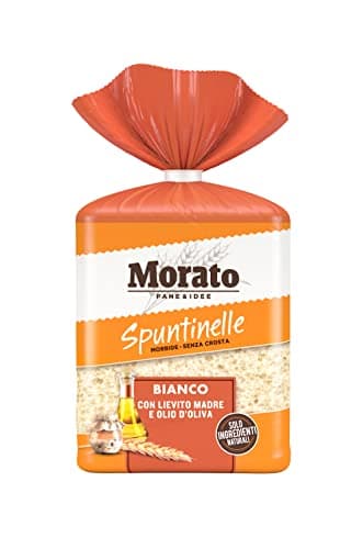 Pane Morato, Spuntinelle Classiche, Soffici Fette di Pane al Latte, Ideali per Tramezzini e Sandwich, Confezione da 400 g
