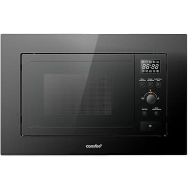 COMFEE' Forno a Microonde da Incasso Digitale, 20 Litri, 800W, Grill, 5 Livelli di Potenza, 8 Menù automatico, Funzione Defrost Rapido, Nero- CBMAG820BJL-BK