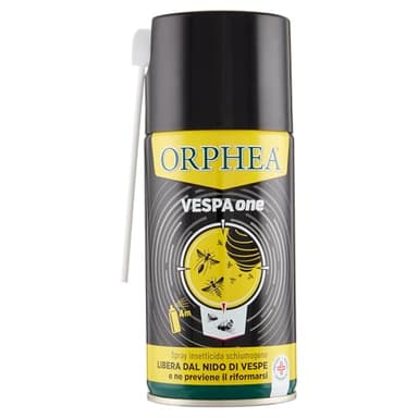 Orphea Vespa One, Spray Insetticida Schiumogeno, Libera Dal Nido Di Vespe E Ne Previene La Formazione, color Spray