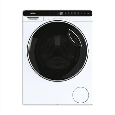 Haier Mini Drum Lavatrice Slim 5 Kg, Libera Installazione, Carica Frontale, Classe A, 1200 Giri, 6 Programmi, Smart AI e Smart Dual Spray, Trattamento ABT, 51 x 44 x 70 cm, Bianca - HW50-BP12307