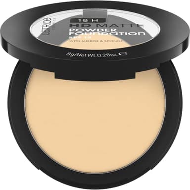 Catrice Cosmetics 18H Hd Matte Fondotinta in Polvere, Lunga Durata, Opacizzante, Coprenza, Opaca, 8 g