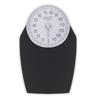 Adler AD8177 Bilancia pesapersone meccanica fino a 150 kg, analogica bilancia da bagno ad alta precisione, superficie antiscivolo, non digitale, facile da usare, senza batterie