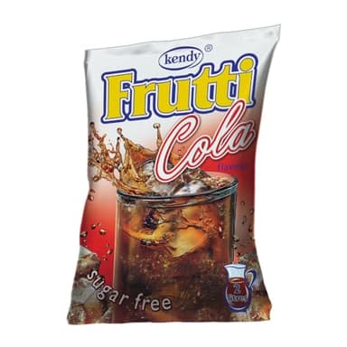 KENDY, Frutti, Aromatizzatore d'acqua senza zucchero, Preparato in polvere per bevanda istantanea, 24 bustine al Gusto Cola