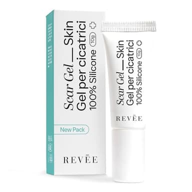 r Revée REVÉE Scar Gel Crema Cicatrici Chirurgiche 100% Silicone - Gel Topico per Cicatrici - Crema Cicatrizzante Ferite - Gel Cicatrici (10 gr)
