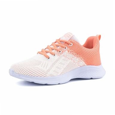 Hitmars Scarpe Running Donna Scarpe da Ginnastica Scarpe da Corsa per Camminare Sneakers Donna Palestra Fitness Cuscino d'Aria 3 Arancia 39