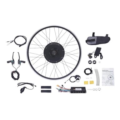 DaiJiubu Kit di conversione per bici elettrica, 700C, 48 V, 1000 W, motore brushless 28/29 pollici, ruota anteriore/ruota posteriore, con controller per il montaggio di biciclette di conversione