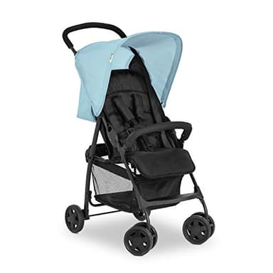 Hauck Passeggino Sport Leggero, 5.9 kg, Pieghevole Piccolo, Grande Cesto Portaoggetti, Posizione Nanna, Cappota Parasole, 18 kg Portata, Blu