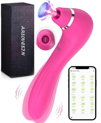 Massaggio,vibratoreper donna professionale succhia clotoride per donna9 * 9 Modalità Sex Toys Vibratoriper Donne Clotoride Pene Sexytoysys Donna Stimolatore Per Clitoride Wireless(Viola)
