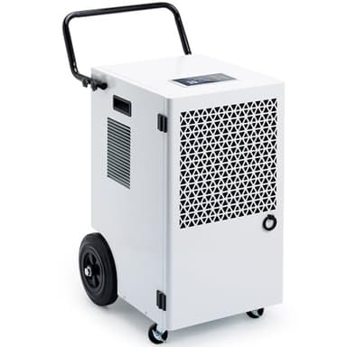 Megonia Deumidificatore Elettrico da 120 L/Giorno: Zona 300 m2/600 m3 Deumidificatore Industriale, Timer 24Hr Controllo Dell'umidità Deumidificatore Casa Muffa con Serbatoio Dell'acqua da 7L